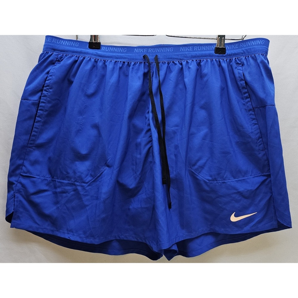 NWT Men's Nike Dri-Fit Stride Running Shorts Brief Lined 2XL Walking Gym Outdoor